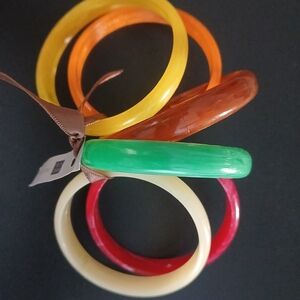 Vintage Bangle Bracelet Set of 6